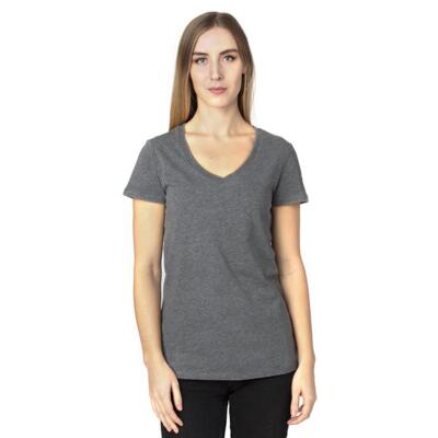 Ladies' Ultimate CVC V-Neck T-Shirt Thumbnail