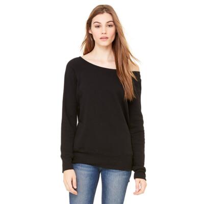 Ladies' Sponge Fleece Wide Neck Sweatshirt Thumbnail