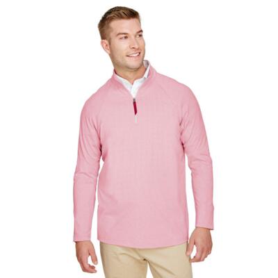 CrownLux Performance® Men's Clubhouse Micro-Stripe Quarter-Zip Thumbnail
