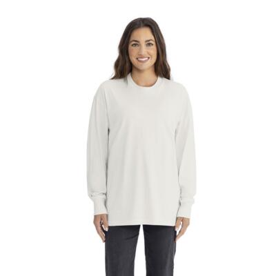 Unisex Heavyweight Cotton Long Sleeve T-Shirt Thumbnail