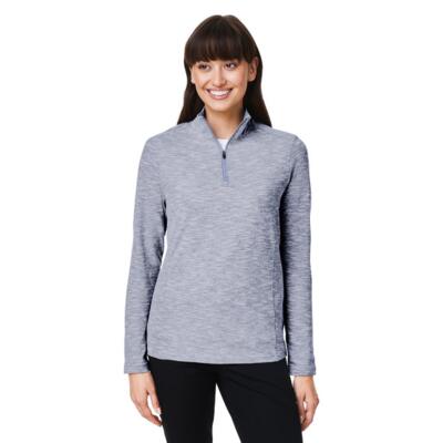Ladies' Eclipse Jacquard Quarter-Zip Thumbnail