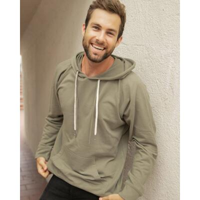 Unisex Icon Lightweight Loopback Terry Hooded Sweatshirt Thumbnail